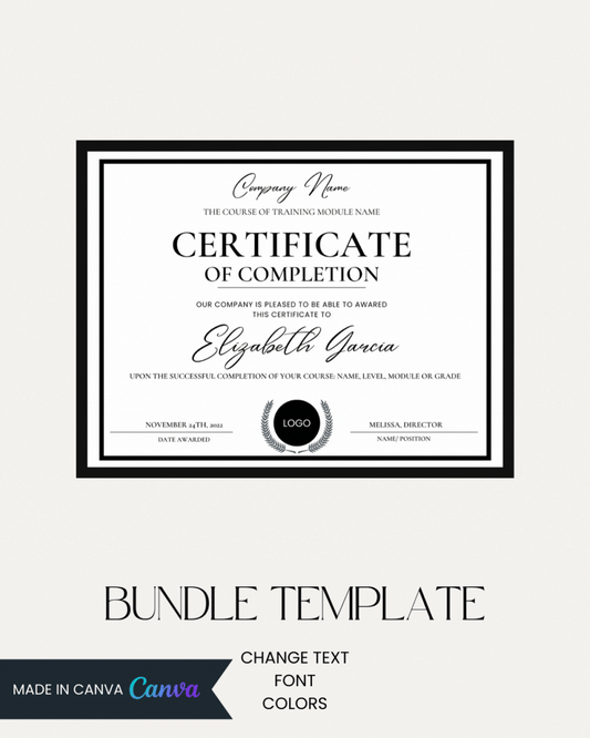 Certificate Bundle Templates